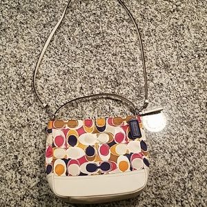Great condition white Coach purse